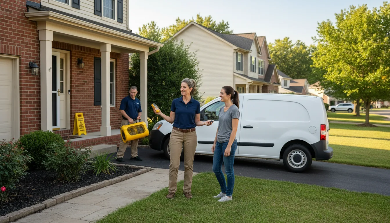 Water restoration image for Fire And Smoke Damage Restoration in Oakland, ME